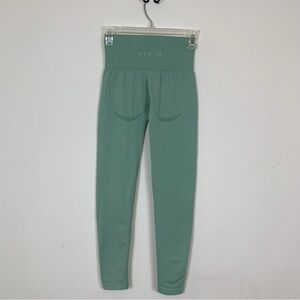 NVGTN High Waist Seamless Green Workout Leggings Sz Small